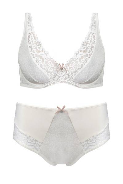 19112 Milky Bralette Biustonosz braletka Mediolano ecru