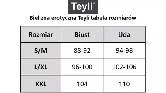 2126 Herty Koszula Nocna Siateczkowa Teyli - czarny 