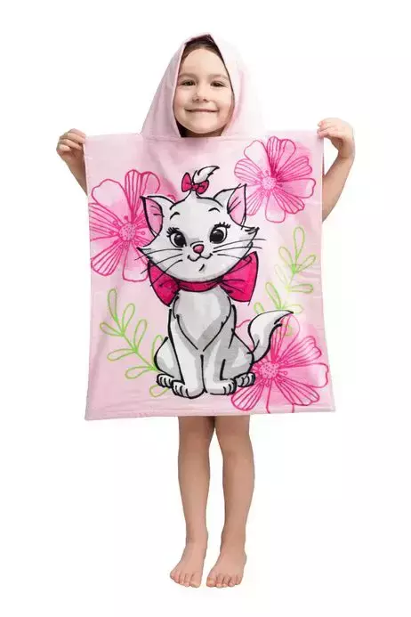 2589 Poncho dla dzieci Kotka Marie Cat ręcznik z kapturem Jerry Fabrics