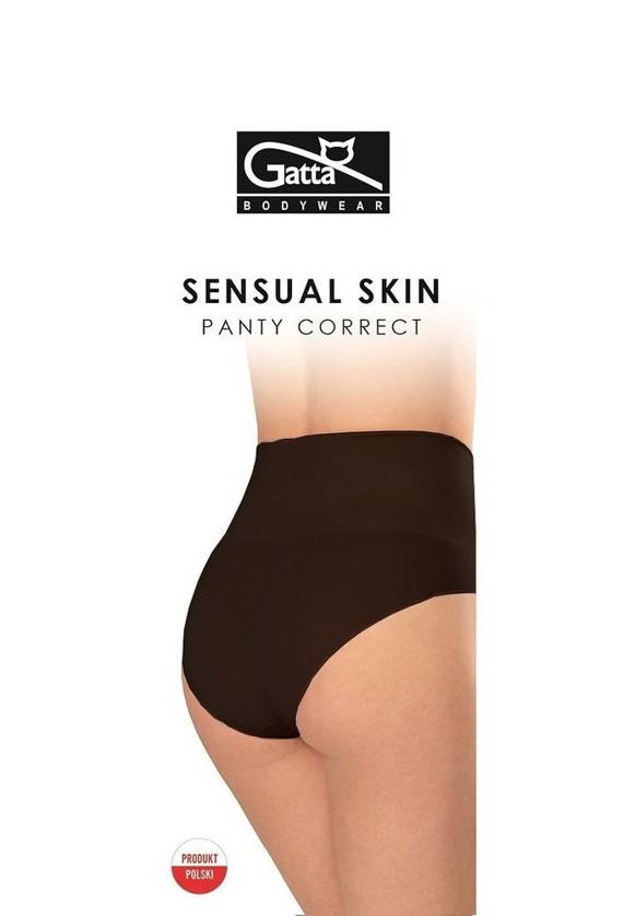 41662 Panty Correck Sensual Figi bezszwowe Gatta- czarny