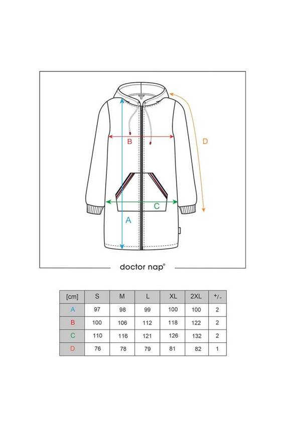 5116 Szlafrok damski Doctor Nap - dark grey