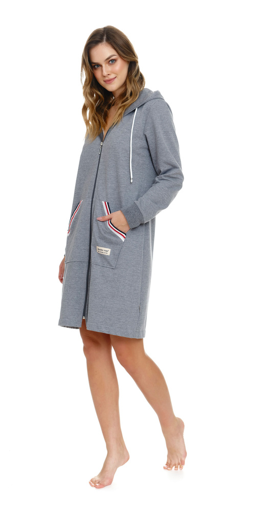 5116 Szlafrok damski Doctor Nap - dark grey