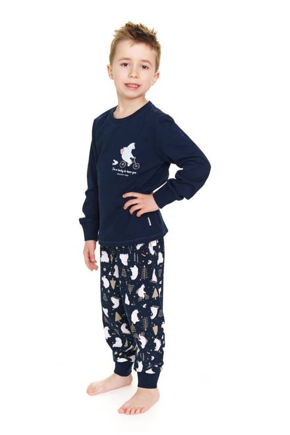 5264 "Frozen" Piżama dziecięca Unisex Doctor Nap - navy blue