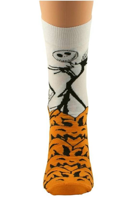 5650  Skarpety Popsox Halloween Bratex KL-280 biały