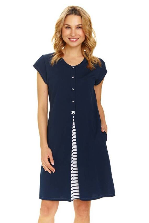 9703 Koszula Nocna do karmienia Doctor Nap - navy blue