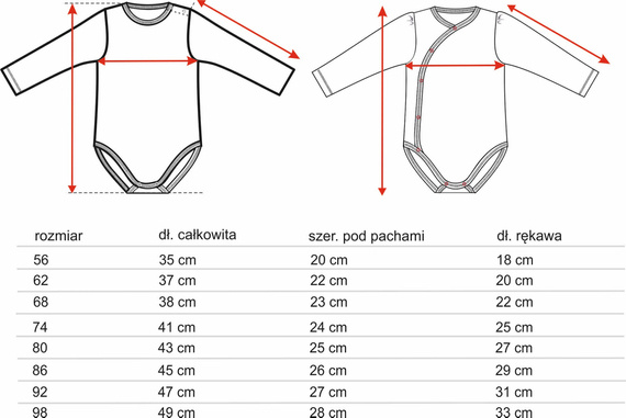 ABN-5153/BIA Tęczowy Ogród Body z bawełny organicznej Nini - białe 