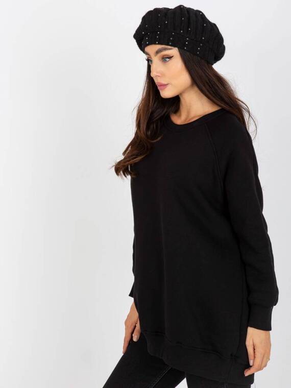 AT-CZ-DM-39055-3 Czapka damska beret Paris czarny