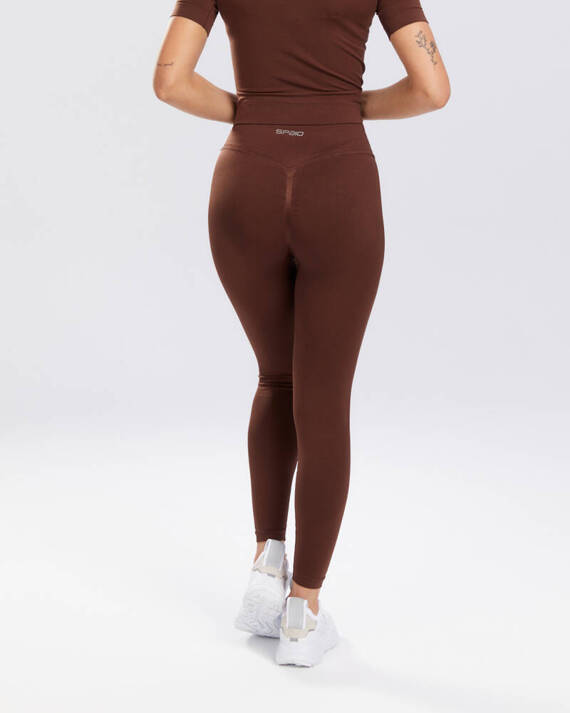 Adapt legginsy damskie Spaio coffee