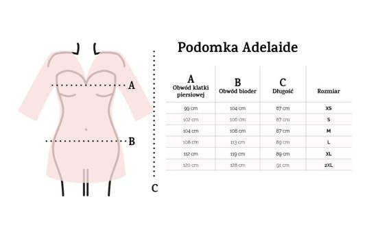 Adelaide Podomka Szlafrok Damski Dkaren - Blekit