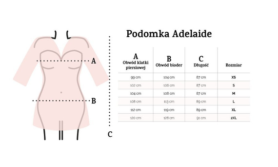 Adelaide Podomka Szlafrok Damski Dkaren - Róż