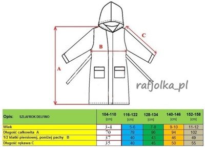 Aligator szlafrok dziecięcy Kids Envie green