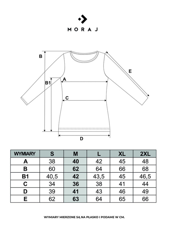 BD2100-013 Bluzka damska Moraj - czarny