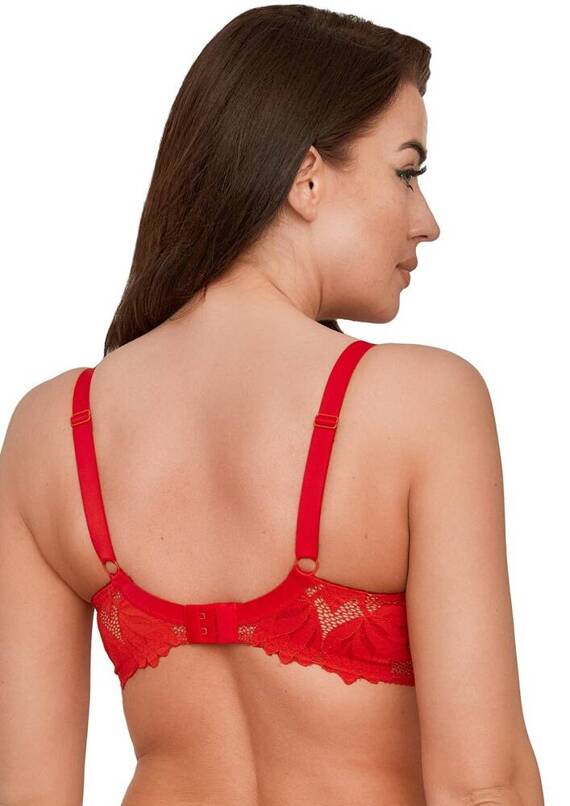 BS 1225 Sophia  Biustonosz Push- up Gaia - czerwony