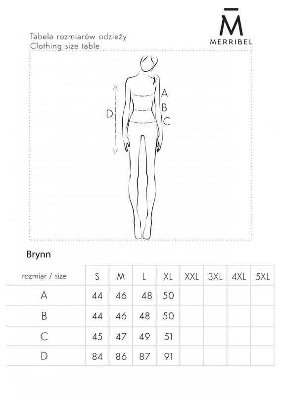 Brynn 90511 Sukienka z długim rękawem Merribel 