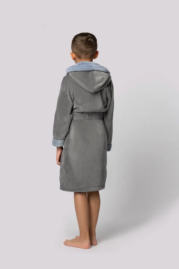 Delfino Szlafrok dziecięcy Kids Envie blue/grey