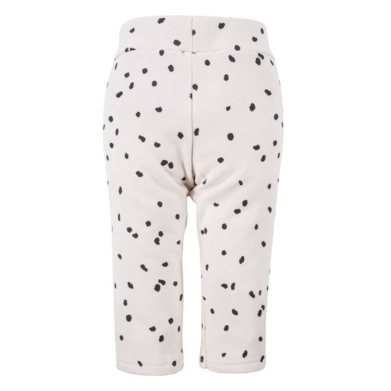 Dogs & Spots Legginsy niemowlęce Eevi - białe