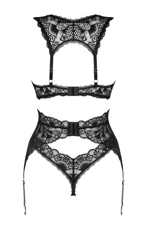 Body OBSESSIVE Donna Dream Entrepierna Preto (XS/S)