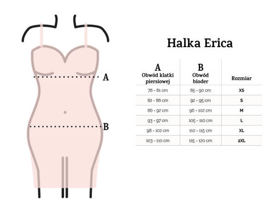 Erica Halka satynowa koszulka damska DKaren - czerwona