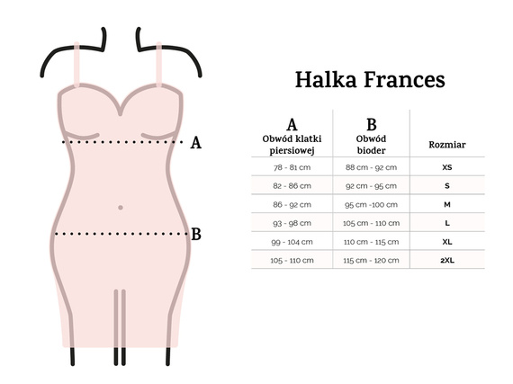 Frances Halka satynowa koszulka damska DKaren - czarny