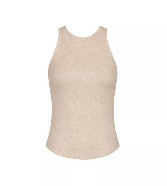 Go Ribbed Tank Top na ramiączkach Sloggi - Grey Combination