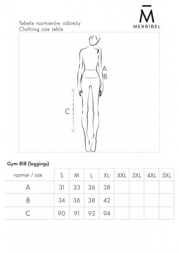 Gym 818 Sportowy Komplet damski Merribel 