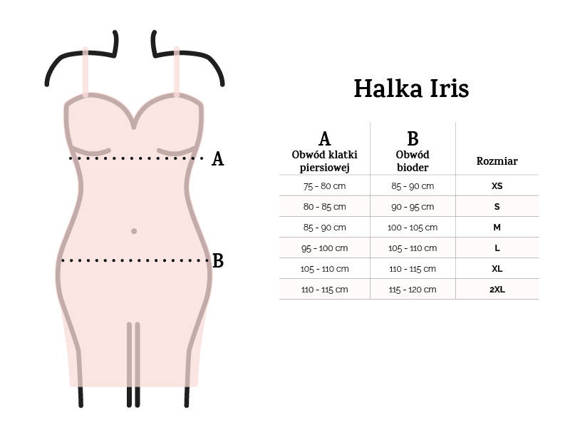 Iris Halka satynowa koszulka damska DKaren - czerwony