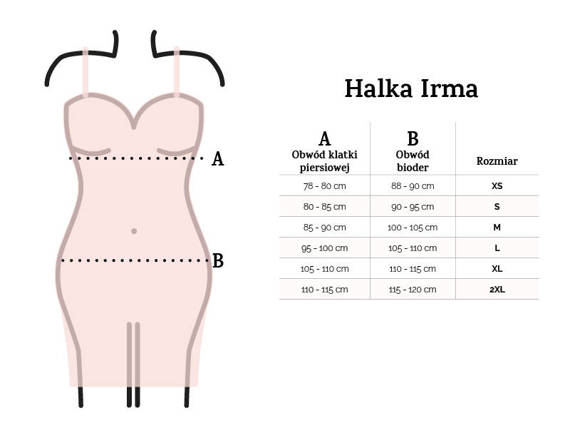 Irma Halka satynowa koszulka damska DKaren - czarny