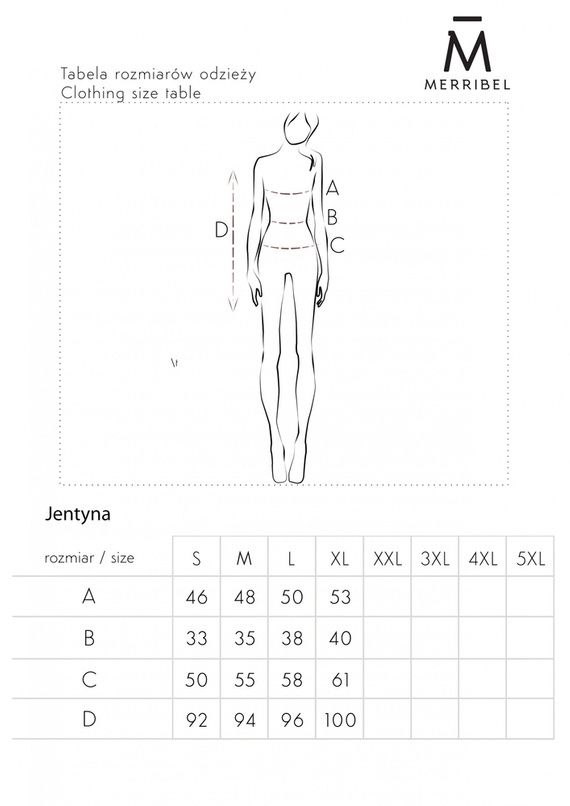 Jentyna 85605 Sukienka damska Merribel - yellow 