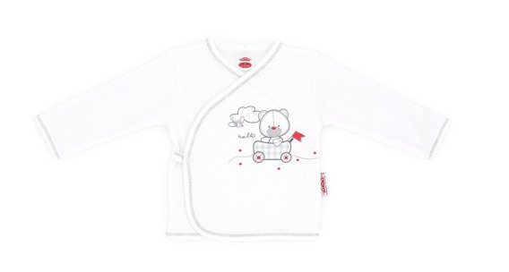 Koszulka niemowlęca  "ORGANIC WHITE" Makoma  