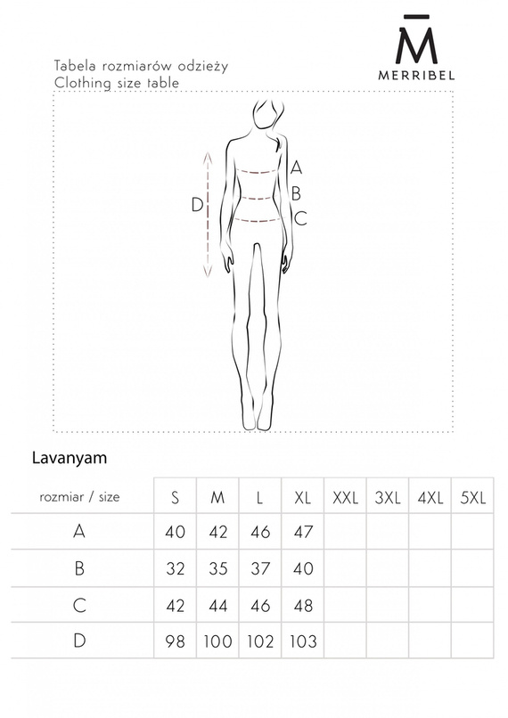 Lavanyam 1727 Sukienka damska Merribel  