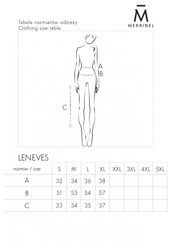 Leneves D05 Komplet damski Merribel - powder 