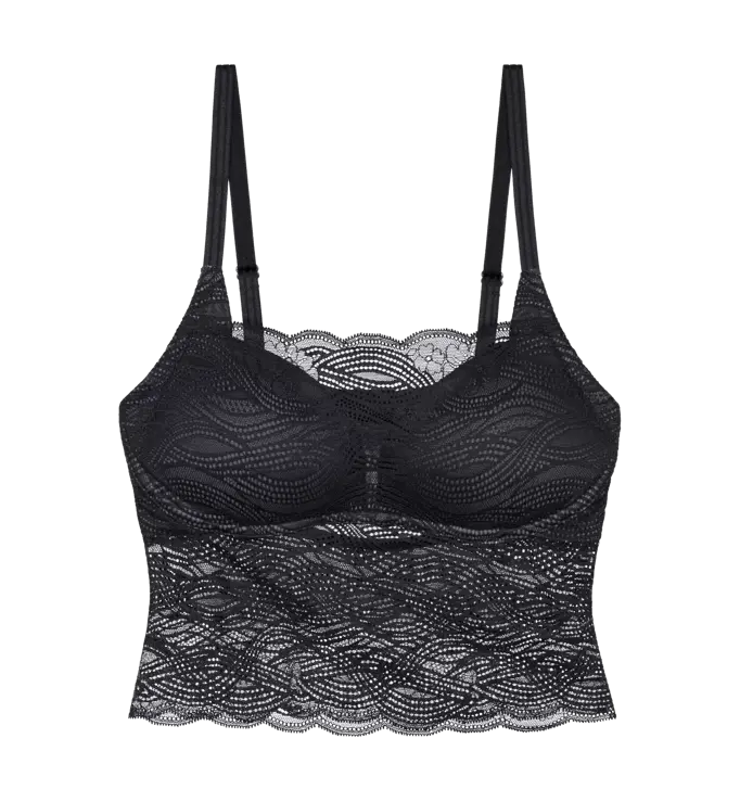 Lift Smart Bustier biustonosz gorsetowy push up Triumph czarny