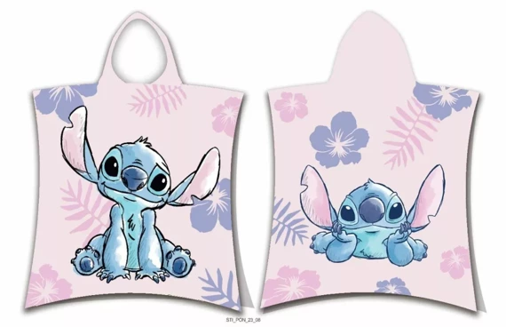 Lilo and Stitch Poncho dla dzieci ręcznik z kapturem Jerry Fabrics