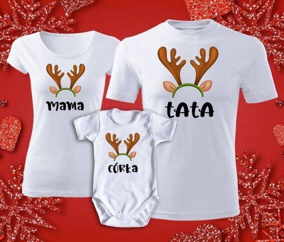 "MAMA TATA CÓRKA" zestaw koszulek świątecznych Moocha 