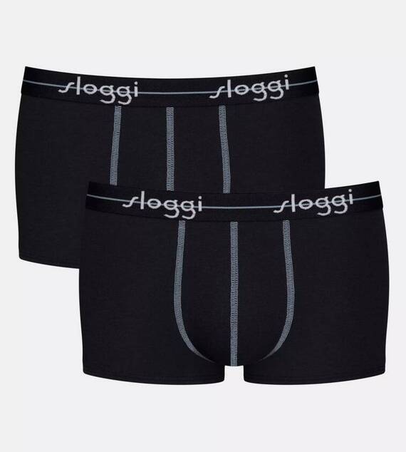 Men Start Hipster C2P box Bokserki męskie Sloggi - black