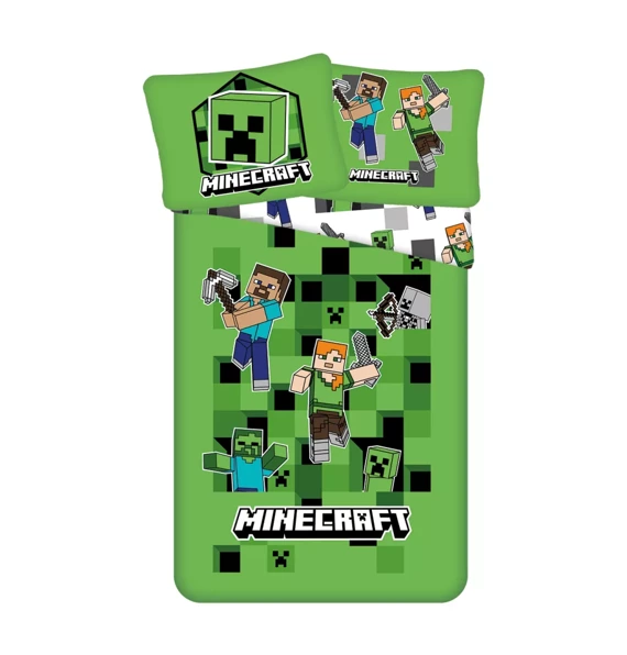 Minecraft "Out of the Box" Pościel dziecięca bawełniana Jerry Fabrics