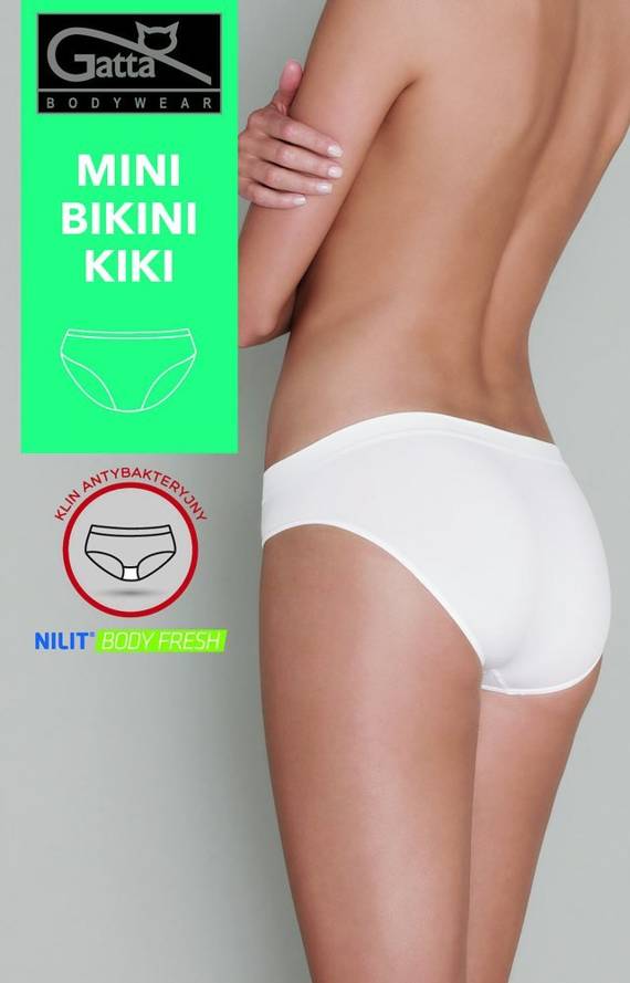 Mini Bikini Kiki Figi bezszwowe Gatta- white 