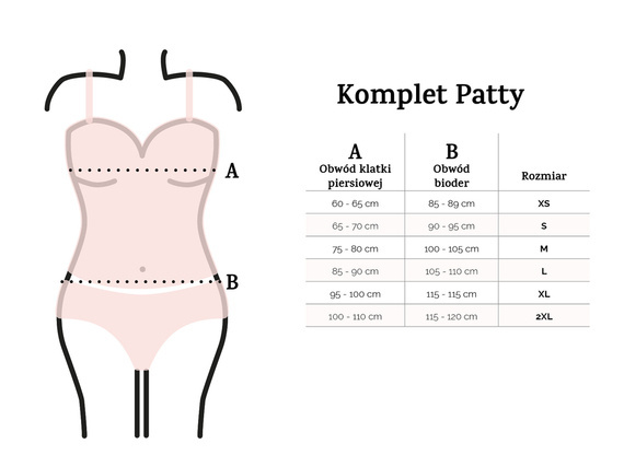 Patty Komplet Damski Piżama DKaren - bordo