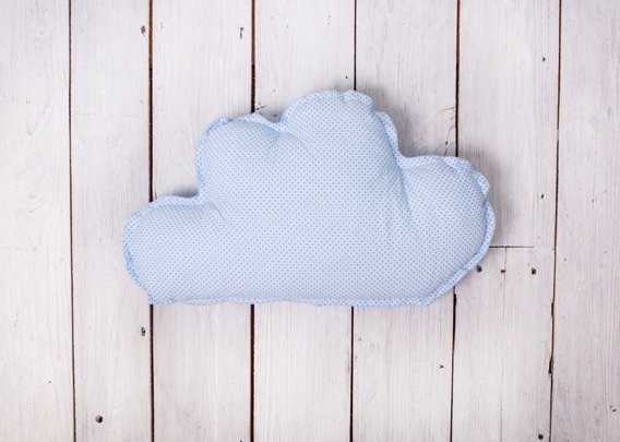 Poduszka dekoracyjna Chmurka Belisima niebieska