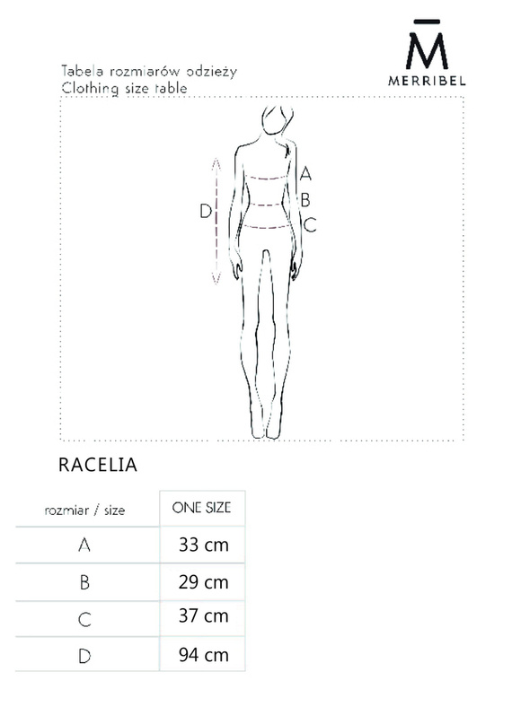 Racelia Beige Sukienka damska Merribel 