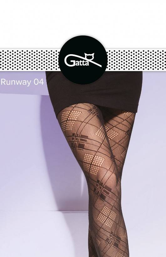 Runway wz 04 Rajstopy Gatta nero 