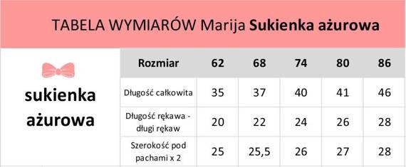 SU1B Sukienka ażurowa Marija - biały