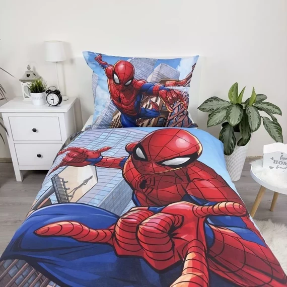 Spiderman Człowiek Pająk Pościel dziecięca bawełniana Jerry Fabrics