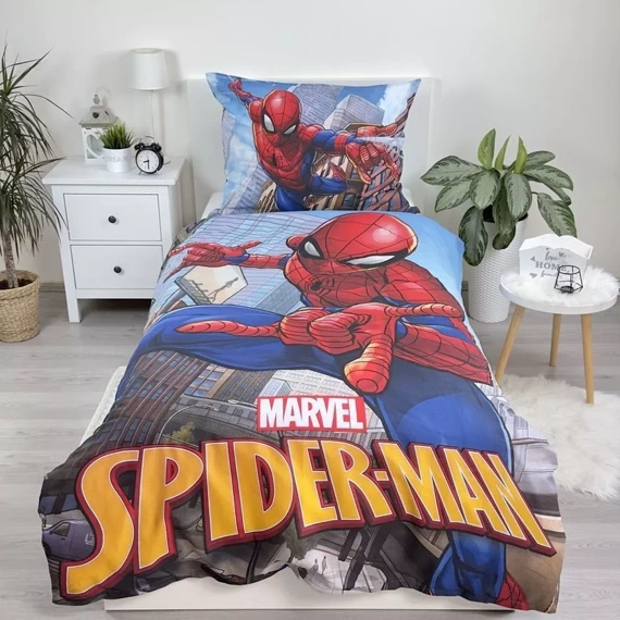 Spiderman Człowiek Pająk Pościel dziecięca bawełniana Jerry Fabrics