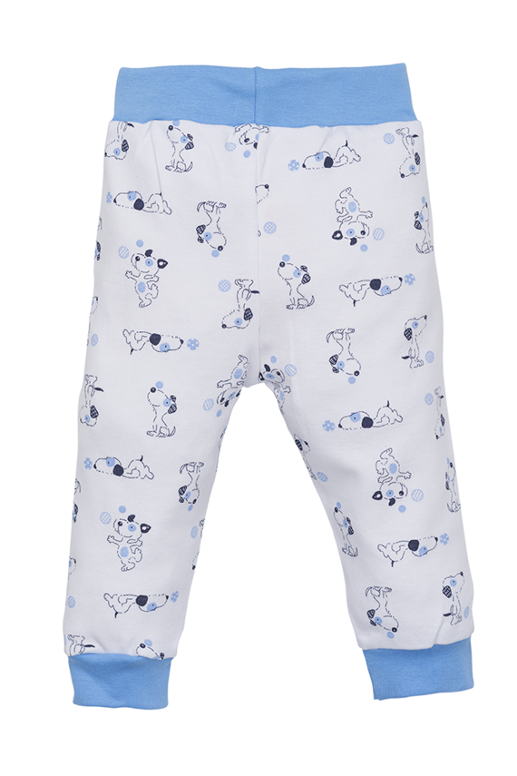 Spodnie niemowlęce "PUPPY" Makoma niebieski