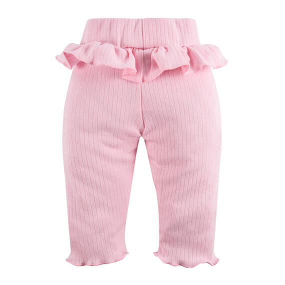 Strawberry & Love Legginsy prążek Eevi - różowe