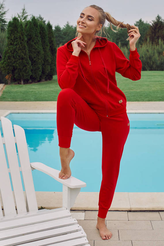 Todra Spodnie dresowe Italian Fashion- czerwony