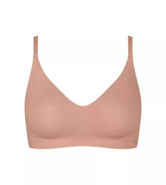 Zero Microfibre 2.0 Bralette Miękki biustonosz Braletka Sloggi - Cameo brown