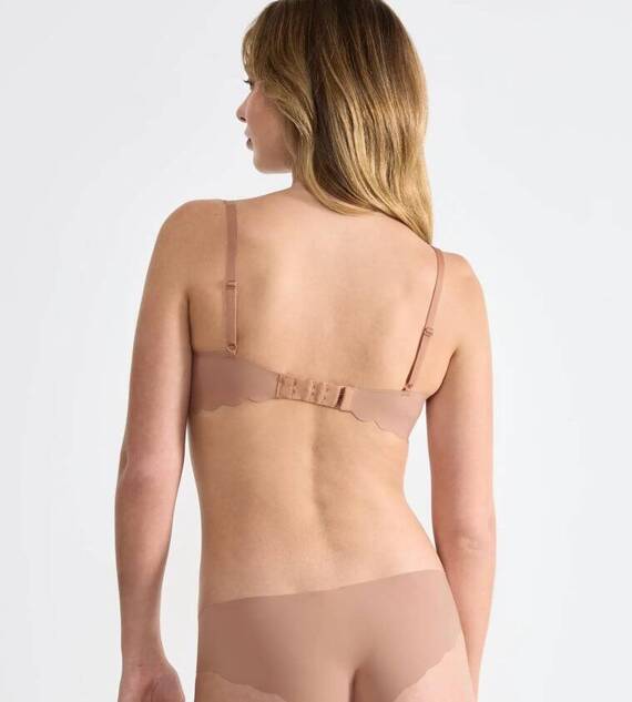 Zero Microfibre 2.0 Soft bra Miękki biustonosz Braletka Sloggi - Cameo brown