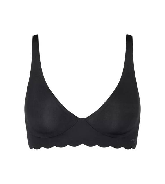 Zero Microfibre 2.0 Soft bra Miękki biustonosz Braletka Sloggi - black